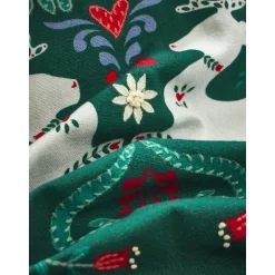 Copricuscino Con Motivo Invernale Deers