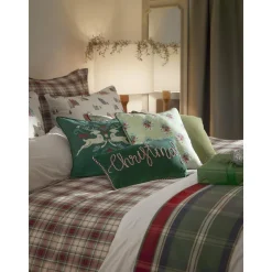 Copricuscino Con Motivo Invernale Deers