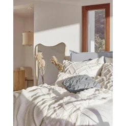 Copricuscino Con Motivo Trapuntato A Zigzag Akesha