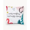 Copricuscino Con Scritta Invernale Happy Always