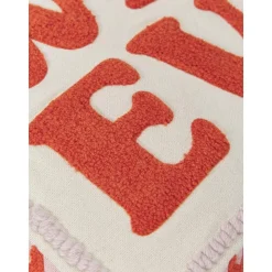 Copricuscino Con Scritta Ricamata Whatever