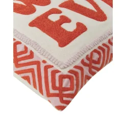 Copricuscino Con Scritta Ricamata Whatever