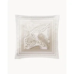 Copricuscino Effetto Seta Con Motivo Catena Chiarina