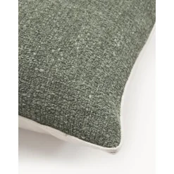 Copricuscino In Boucle Con Bordino Aya