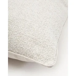 Copricuscino In Boucle Con Bordino Aya