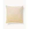Copricuscino In Cotone Beige Con Effetto Ombre Marcella
