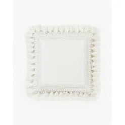 Copricuscino In Cotone Con Nappe Adrian