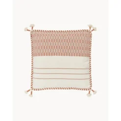 Copricuscino In Cotone Con Nappe Okiro