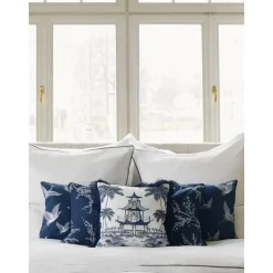 Copricuscino In Cotone Con Motivo Floreale Jada