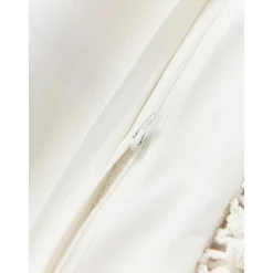 Copricuscino In Cotone Con Nappe Adrian