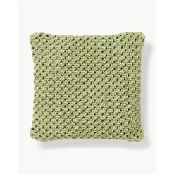 Copricuscino In Cotone Intrecciato Gabrielle