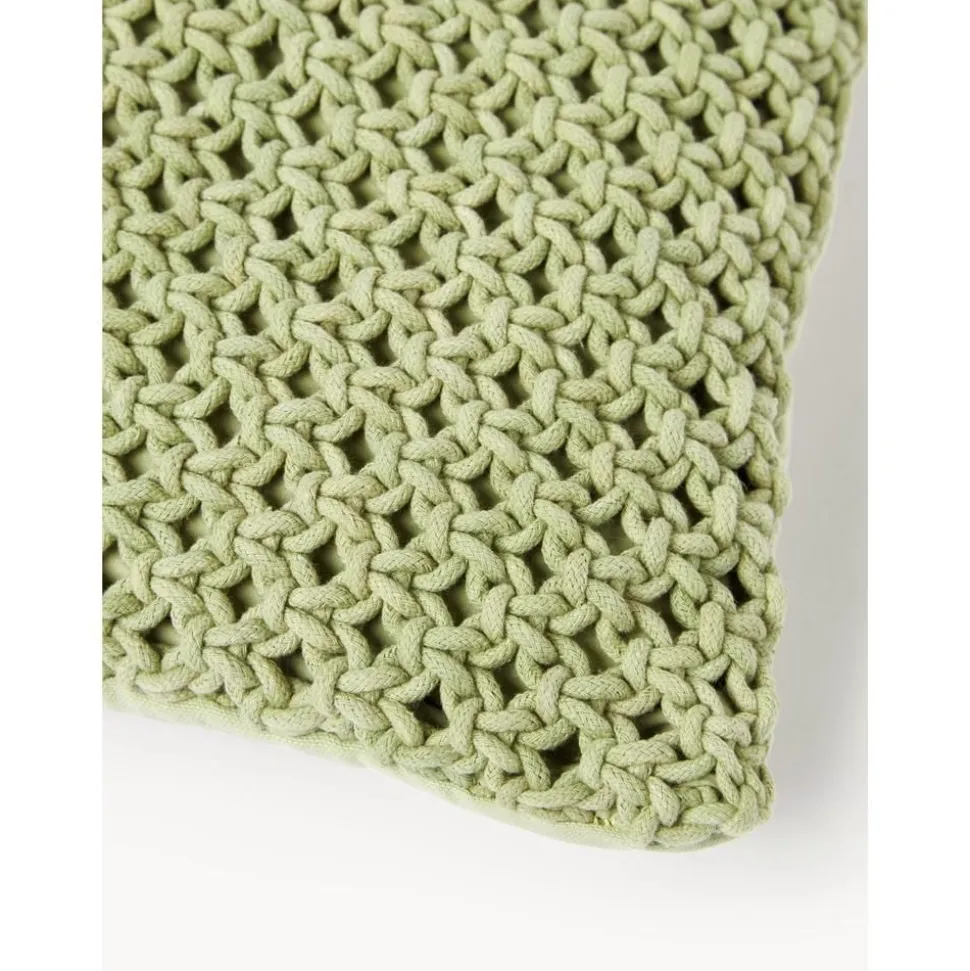 Copricuscino In Cotone Intrecciato Gabrielle