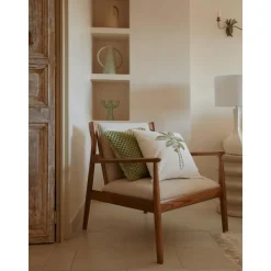 Copricuscino In Cotone Intrecciato Gabrielle