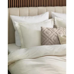 Copricuscino In Cotone Percalle Con Decorazione A Capitonne Faith