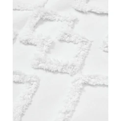 Copricuscino In Cotone Percalle Con Decorazione A Ciuffi Faith