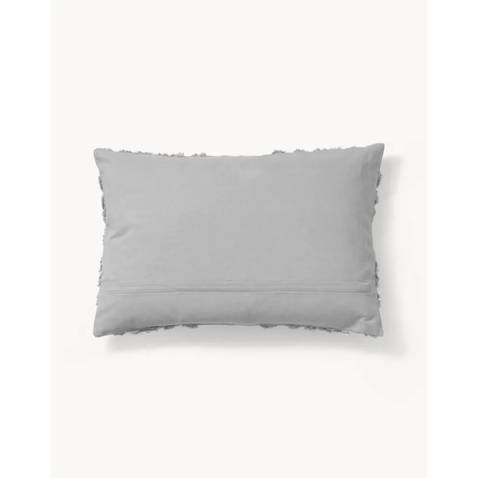 Copricuscino In Cotone Percalle Con Decoro A Ciuffi Faith