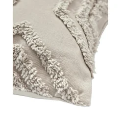 Copricuscino In Cotone Percalle Con Decoro Ricamato Faith