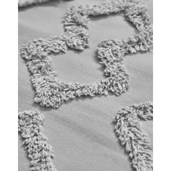 Copricuscino In Cotone Percalle Con Decorazione Capitonne Faith