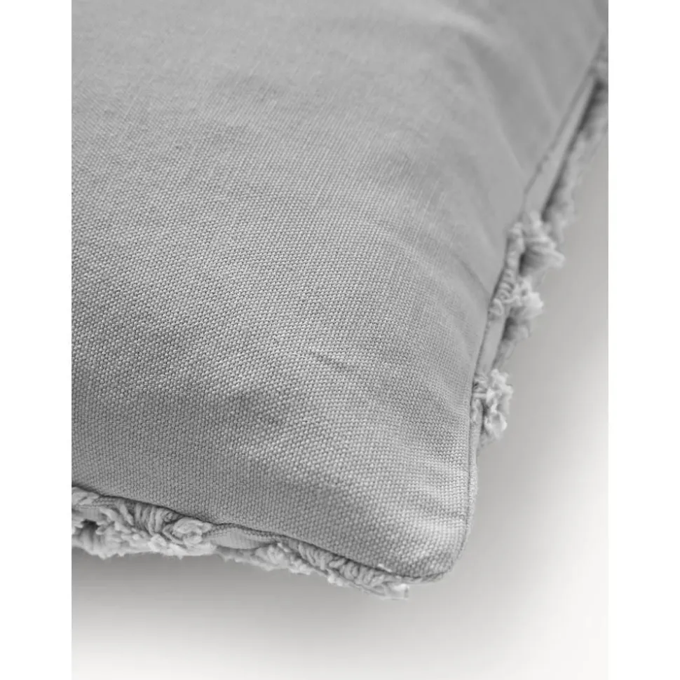 Copricuscino In Cotone Percalle Con Decoro A Ciuffi Faith