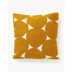 Copricuscino In Cotone Ricamato Bardia