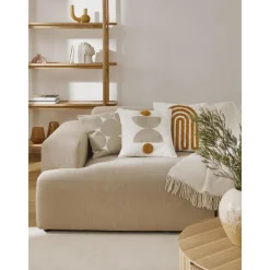 Copricuscino In Cotone Ricamato Con Motivo A Rilievo Izad