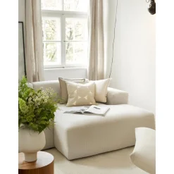 Copricuscino In Cotone Ricamato Bardia