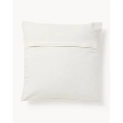 Copricuscino In Cotone Ricamato Con Motivo A Rilievo Izad