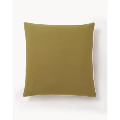 Copricuscino In Cotone Ricamato Con Decori Astratti Maree