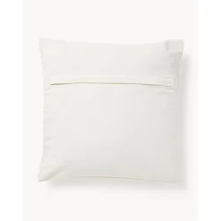 Copricuscino In Cotone Ricamato Con Motivo A Rilievo Izad