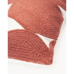 Copricuscino In Cotone Ricamato Bardia