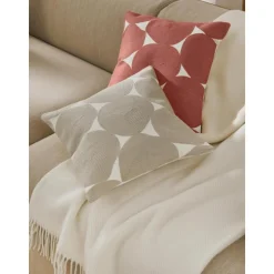 Copricuscino In Cotone Ricamato Bardia