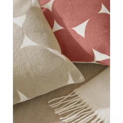 Copricuscino In Cotone Ricamato Bardia