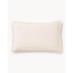 Copricuscino In Lino Beige Chiaro Lanya