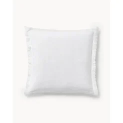 Copricuscino In Lino Con Frange Luana