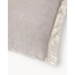Copricuscino In Lino Con Frange Luana