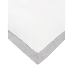 Copricuscino In Lino Con Orlo Rialzato Mira