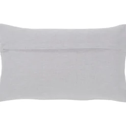 Copricuscino In Lino Con Motivo Strutturato Dalia