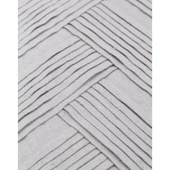 Copricuscino In Lino Con Motivo Strutturato Maya