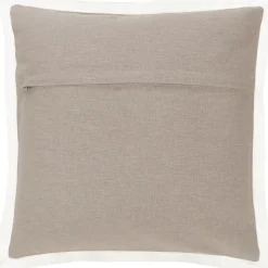 Copricuscino In Lino Con Orlo Rialzato Mira