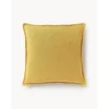 Copricuscino In Lino Giallo Lanya