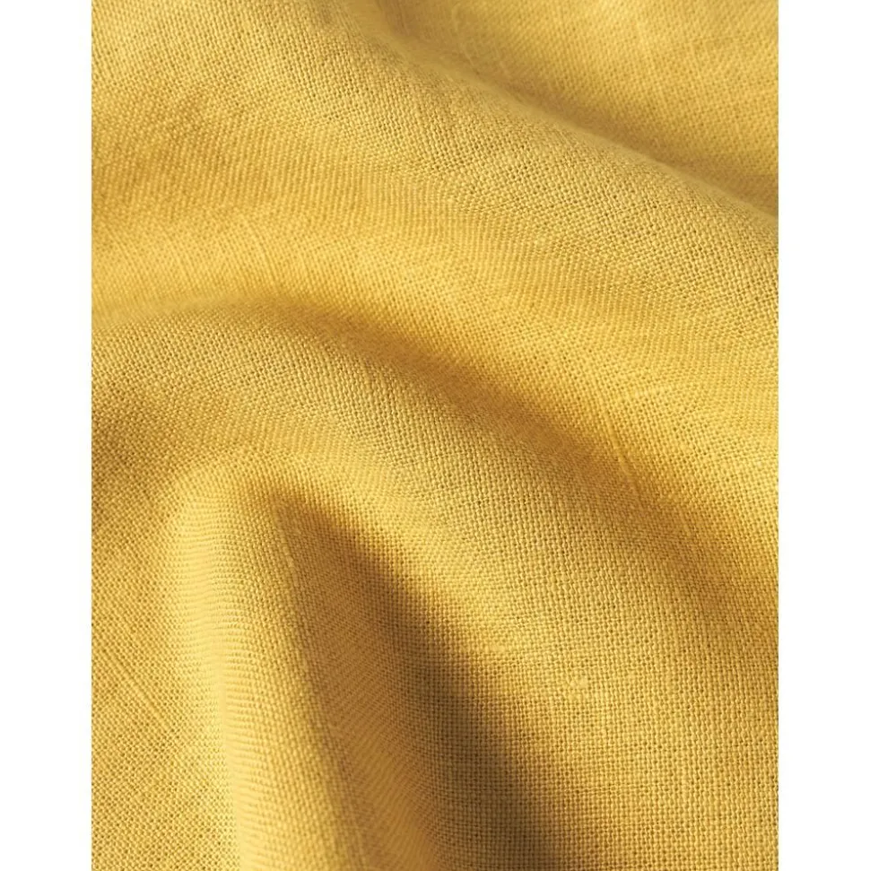 Copricuscino In Lino Giallo Lanya