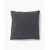 Copricuscino In Lino Grigio Grafite Lanya
