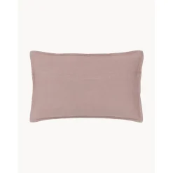 Copricuscino In Lino Rosa Antico Lanya