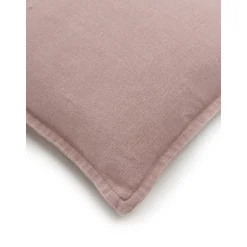 Copricuscino In Lino Rosa Antico Lanya