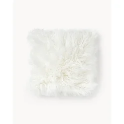 Copricuscino In Pelliccia Sintetica Riccia Morten