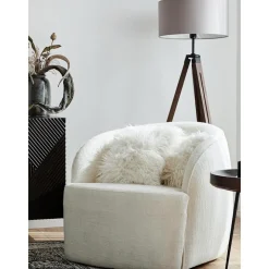 Copricuscino In Pelliccia Sintetica Riccia Morten