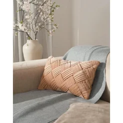 Copricuscino In Velluto Con Motivo Strutturato Sina