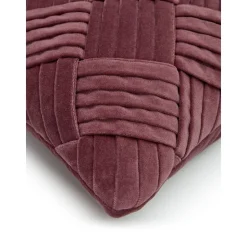 Copricuscino In Velluto Con Motivo Strutturato Sina