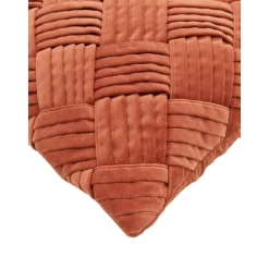 Copricuscino In Velluto Con Motivo Strutturato Sina