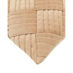 Copricuscino In Velluto Con Motivo Strutturato Sina